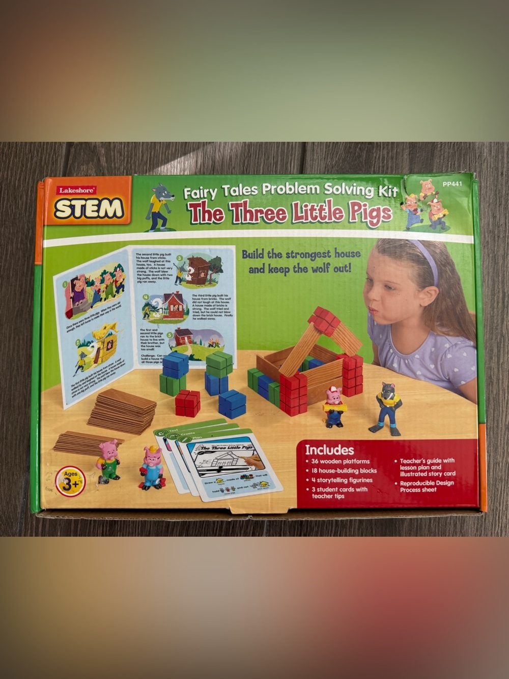 Lakeshore Stem three little pigs